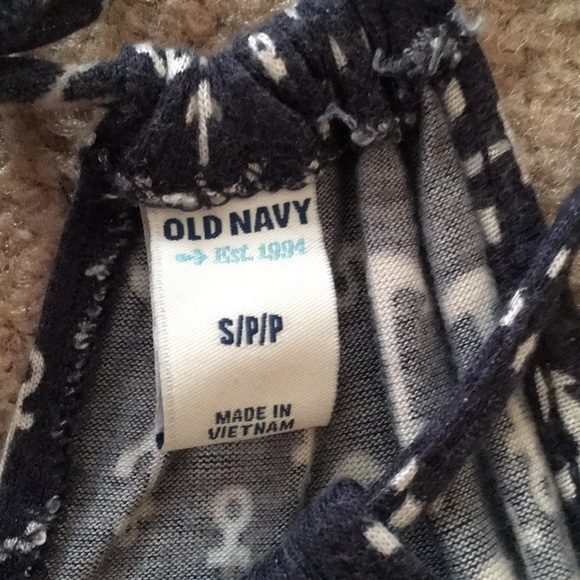 Size small old navy halter dress with anchors - Picture 2 of 3
